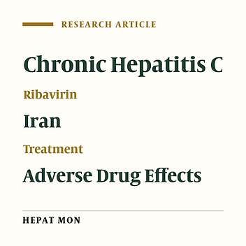 Efficacy and safety of Interferon-alpha (PDferon B®) and Ribavirin Combination Therapy in patients with Chronic Hepatitis C in Iran