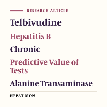 Effect and Predictive Elements for 52 Weeks’ Telbivudine Treatment on Naïve HBeAg positive Chronic Hepatitis B