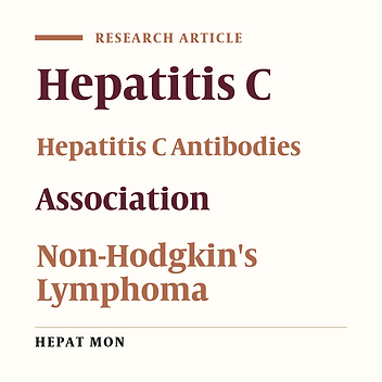 Hepatitis C Virus Infection in Non-Hodgkin’s Lymphoma: A Case-Control Study