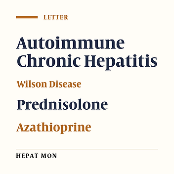 Autoimmune Hepatitis or Wilson’s Disease, a Clinical Dilemma