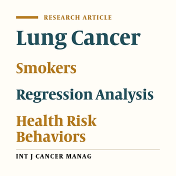 Lung Cancer Risk Perception Among Older Smokers; a Cross-sectional Study