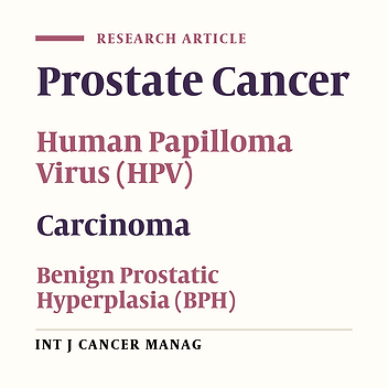 No Association Between Human Papillomavirus and Prostate Cancer