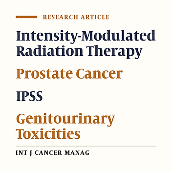 Post Intensity-Modulated Radiation Therapy Urinary Function for Prostate Cancer; A Prospective Study