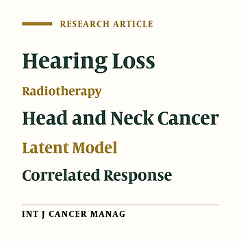 The Effect of Radiation Therapy on Hearing Loss in Patients with Head and Neck Cancer