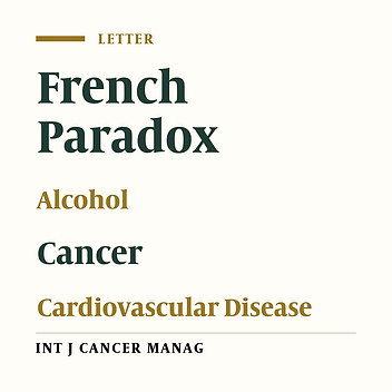 French Paradox, Alcohol, and Health Related Concerns