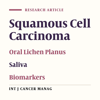 Salivary Lactate Dehydrogenase, C-Reactive Protein, and Cancer Antigen 125 Levels in Patients with Oral Lichen Planus and Oral Squamous Cell Carcinoma