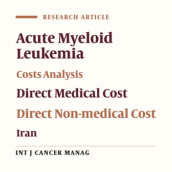 Cost-analysis of Treatment of Patients with Acute Myeloid Leukemia