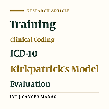 Effectiveness of Training Workshop on ICD-10 Cancer Coding Guidelines for Clinical Coders