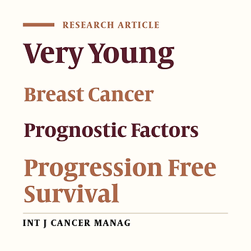 Cover image of the article: Clinical Outcome and Prognostic Factors for Very Young Patients with Breast Cancer: A Comparative Matched Single Institution Study in Iran