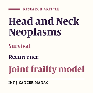 Survival and Recurrence Rate in Patients with Head and Neck Cancer and Associated Prognostic Factors