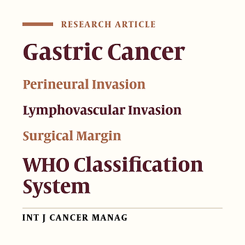 Gastric Cancer: Correlation of Histologic Type with Commonly Used Prognostic Variables