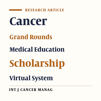 Improving the Educational Gap with Implementing of Teaching Scholarship in Virtual Multidisciplinary Tumor Boards