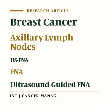 Evaluation of Sensitivity and Specificity of Ultrasound-Guided FNA of Suspicious Axillary Lymph Nodes in Patients with Breast Cancer