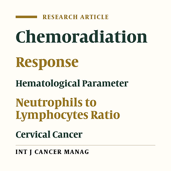Predictive Value of Pretreatment Hematological Parameters for Response to Definitive Chemoradiotherapy in Locally Advanced Cervical Cancer: A Prospective Study
