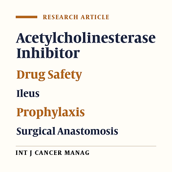 Prophylactic Neostigmine Infusion After Radical Cystectomy; Phase I Clinical Trial
