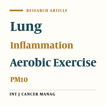 The Effect of Aerobic Exercise in Ambient Particulate Matter on Lung Tissue Inflammation and Lung Cancer