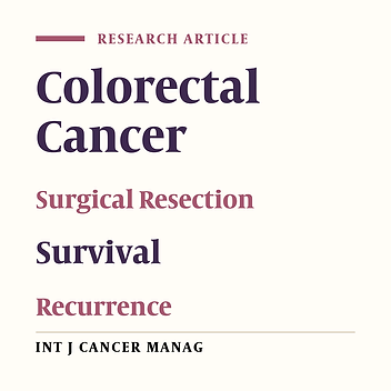 Recurrence and Five -Year Survival in Colorectal Cancer Patients After Surgery