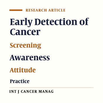 Barriers for Early Detection of Cancer Amongst Urban Indian Women: A Cross Sectional Study