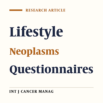 Construction and Validation the Lifestyle Questionnaire Related to Cancer
