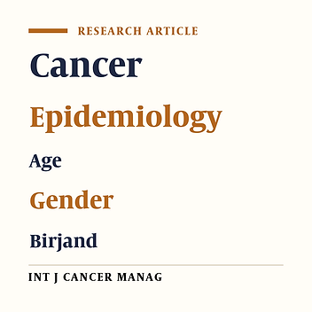 Cancer Types in Pathological Samples Referred to Educational Hospitals in Birjand During the Past Three Years (2011 - 2013)