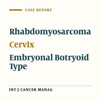 Rhabdomyosarcoma of Cervix: A Case Report