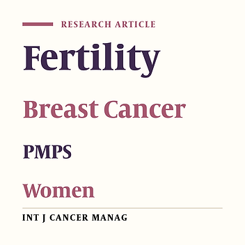 Fertility: A Control Factor for Post Mastectomy Pain Syndrome in Breast Cancer Patients