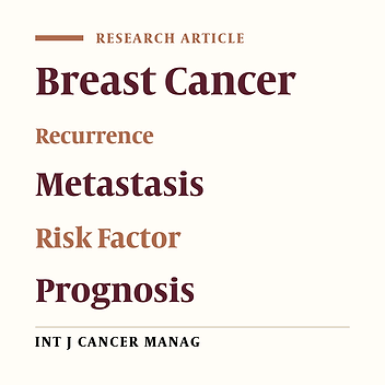 Prognostic Factors of Recurrence (Early and Late) and Death in Breast Cancer Patients in Iranian Women