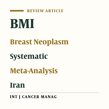 Body Mass Index and Risk of Breast Cancer: A Systematic Review and Meta-Analysis in Iran