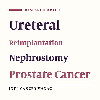 Ureteral Reimplantation or Percutaneous Nephrostomy: Which One Is Better in Management of Complete Ureteral Obstruction Due to Advanced Prostate Cancer?