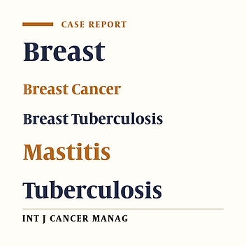 The Coexistence of Carcinoma and Tuberculosis in One Breast: A Case Report and Literature Review