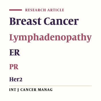 Comparison of Estrogen, Progesterone and Her2 Receptors in Primary Breast Cancer and Paired Metastatic Lymph Nodes: An Immunohistochemical Study