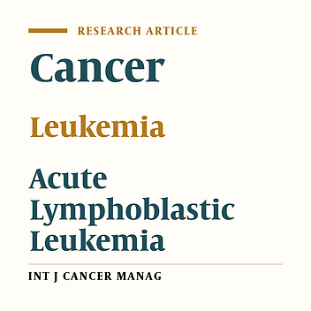 Cover image of the article: Pre- and Post- birth Causes of Acute Lymphoblastic Leukemia