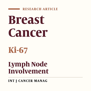 Evaluation of Involvement of Axillary Lymph Nodes with Ki-67 Expression in Patients with Breast Cancer