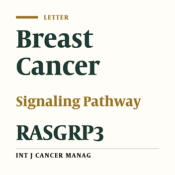 No Association Between Expression of RAS Guanyl Releasing Protein 3 (RASGRP3) in Breast Cancer and Clinicopathological Data