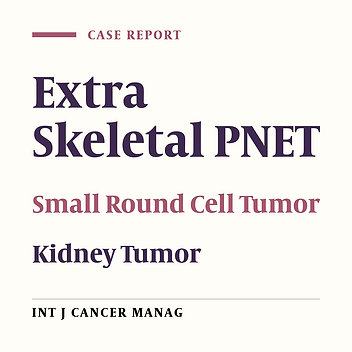 Unilateral Renal Primitive Neuroectodermal Tumor (PNET)