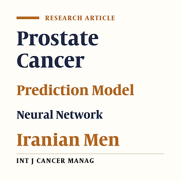 A Dynamic Model for Predicting Prostate Cancer in Iranian Men Based on a Perceptron Neural Network
