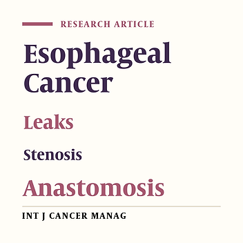 Comparison of Early and Late Complications in Three Esophagectomy Techniques