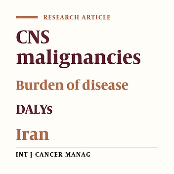 Burden of the central nervous system malignancies in Iran 2003