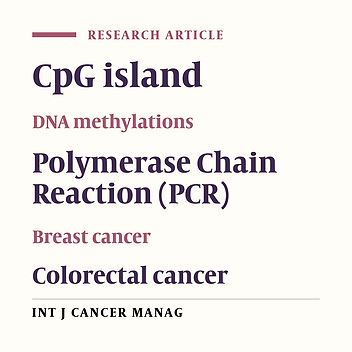 The Study of DNA Methylation of bax Gene Promoter in Breast and Colorectal Carcinoma Cell Lines