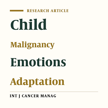 Emotional Regulation and Adjustment to Childhood Cancer: Role of the Biological, Psychological and Social Regulators on Pediatric Oncology Adjustment