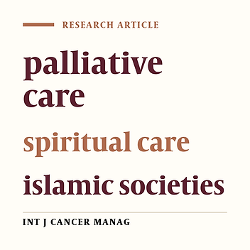 Spiritual care at the end of life in the Islamic context, a systematic review