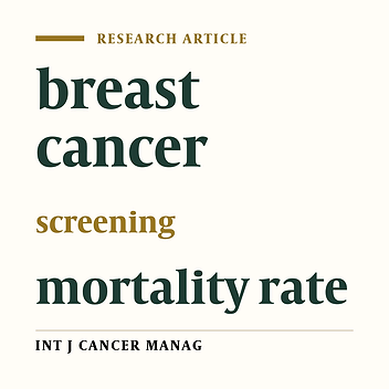 Ten year breast cancer screening and follow up in 52200 women in Shahre‐Kord, Iran (1997‐2006)