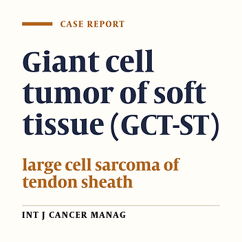 Malignant giant cell tumor of soft parts in lumbosacral region