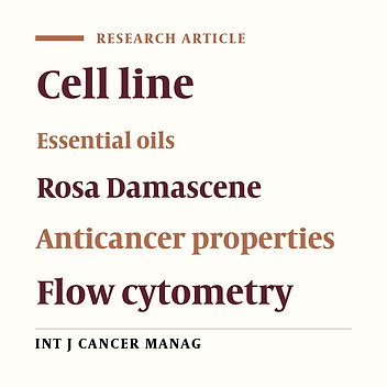 Flow Cytometry Analysis of Rosa Damascena Effects on Gastric Cancer Cell Line (MKN45)