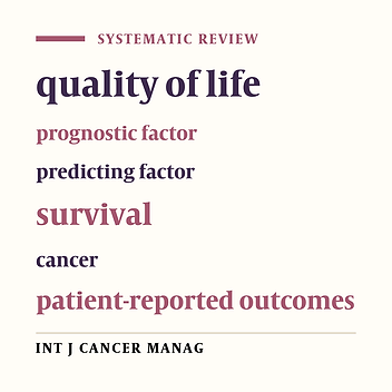Is Quality of Life Data Predictive of the Survival in Cancer Patients? A Rapid and Systematic Review of the Literature