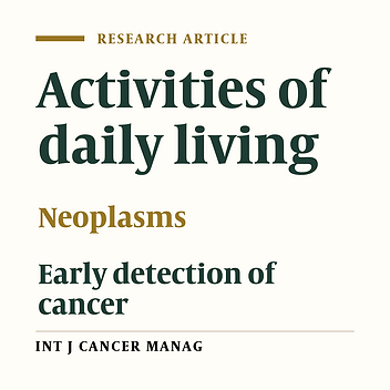 Changes in Daily Activities of Cancer Patients after Diagnosis: How Do Canadian and Iranian Patients Perceive the Change?