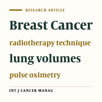 Comparison of Effects of Two Radiotherapy Techniques, Two Tangential / Single Anterior Supra-clavicular Field and Two Tangential / Two Anterior and Posterior Opposed Supra-clavicular Fields on Lung Volumes and Peripheral Oxygen Saturation
