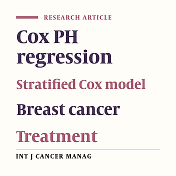 Cox Models Survival Analysis Based on Breast Cancer Treatments