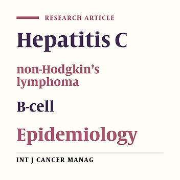 Hepatitis-C Infection Incidence Among the non-Hodgkin’s B-cell Lymphoma Patients in the Northeast of Iran