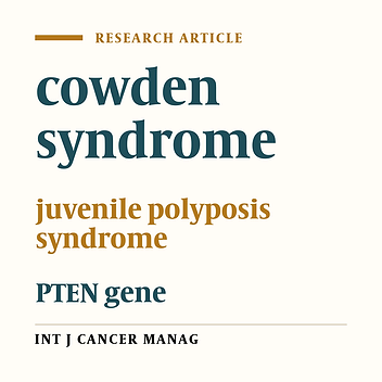 Mutations in the PTEN/MMAC1 Gene Associated with Cowden Disease and Juvenile Polyposis Syndrome